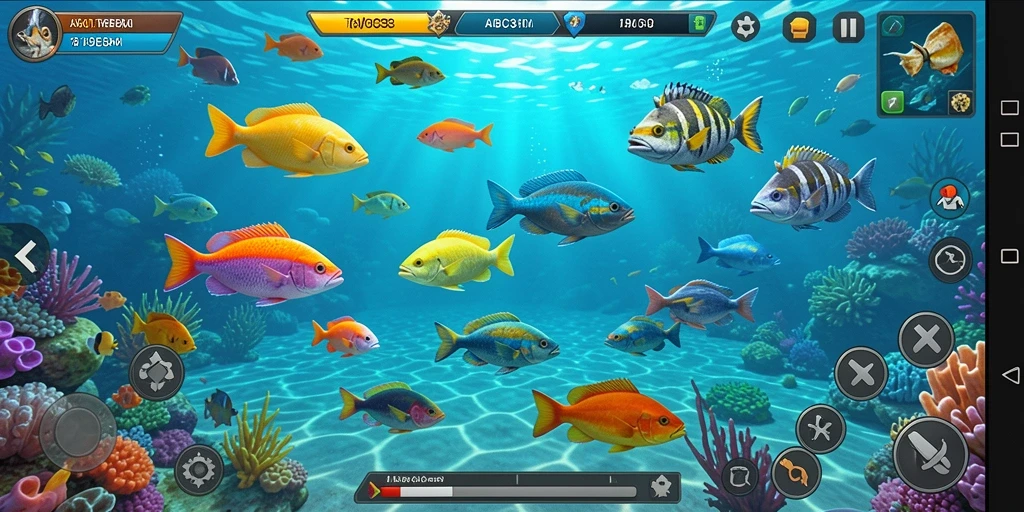 Screenshot gameplay Tembak Ikan ABC33 yang seru dan menarik.
