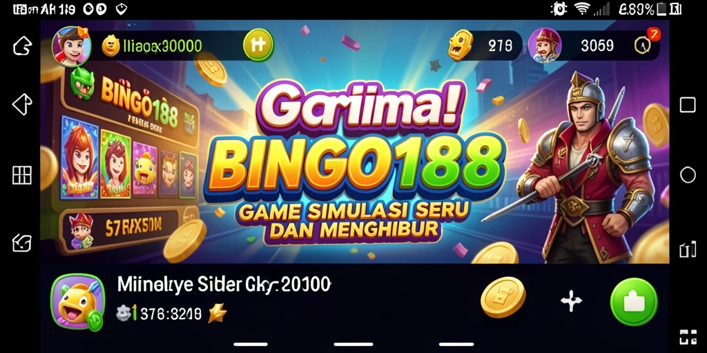 Tampilan screenshot utama BINGO188 dengan gameplay menarik dan interaktif.