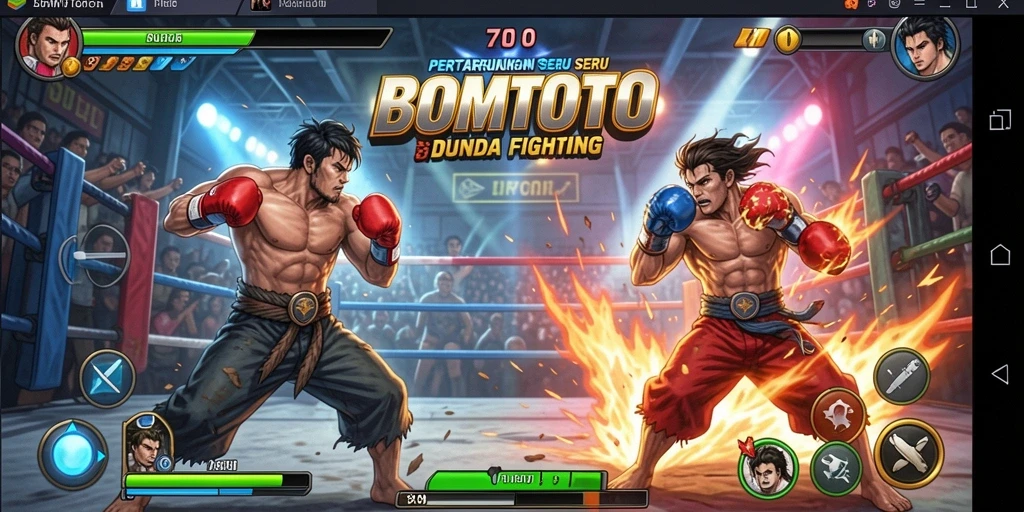 Gameplay intens dengan serangan bertubi-tubi di BOMTOTO.