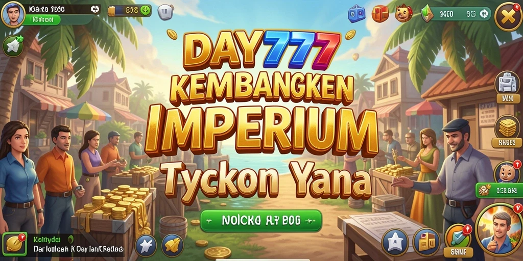 Tampilan gameplay DAY777 yang penuh strategi dan keseruan Tycoon.