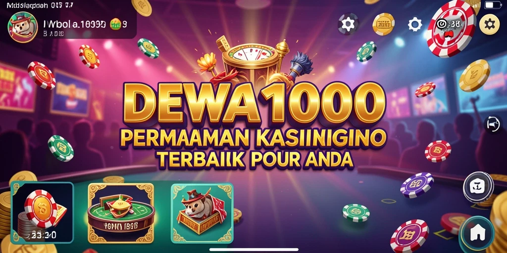 Screenshot gameplay DEWA1000 dengan grafik menawan dan aksi mendebarkan.
