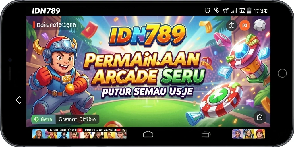Tampilan gameplay yang berwarna dan seru dari IDN789.