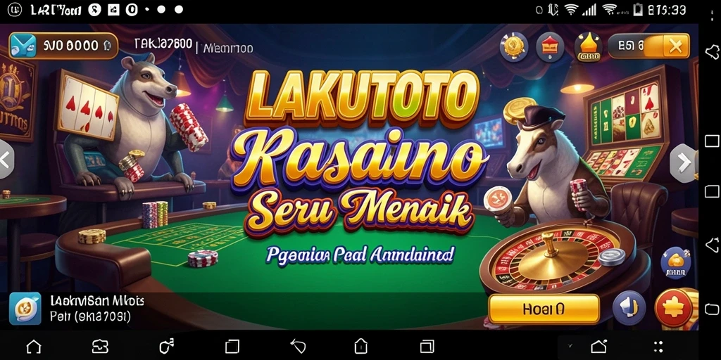 Gameplay seru di LAKUTOTO dengan grafis mengesankan.