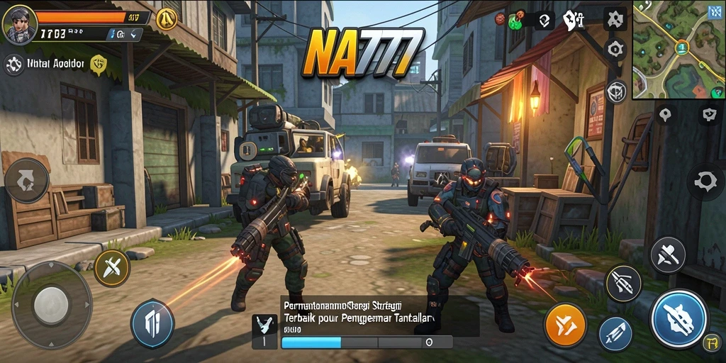 Screenshot gameplay NA777 yang menunjukkan pertempuran strategis yang mendebarkan.