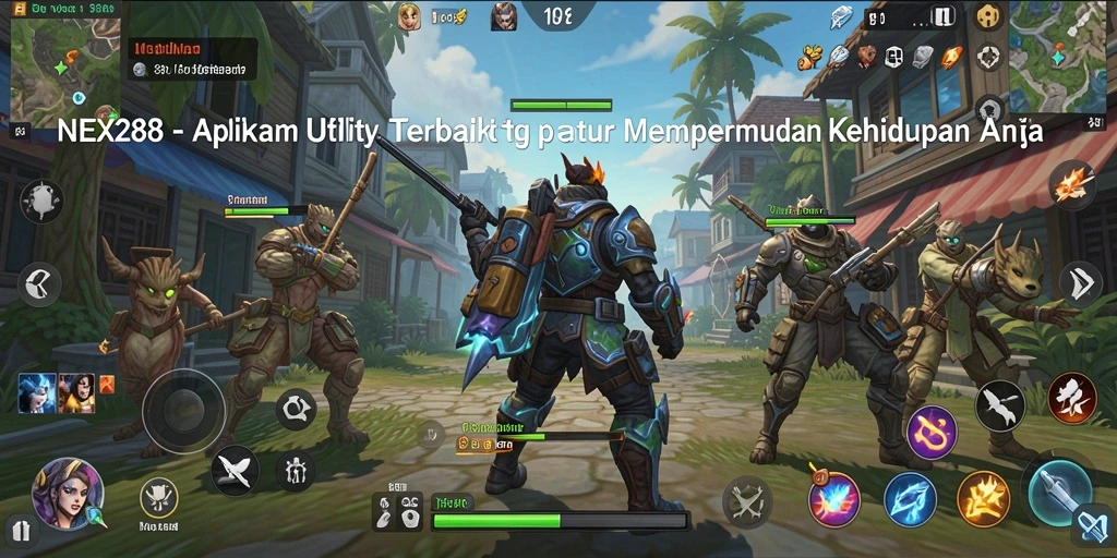 Tampilan intuitif dari NEX288 dengan fitur-fitur utility yang menarik.