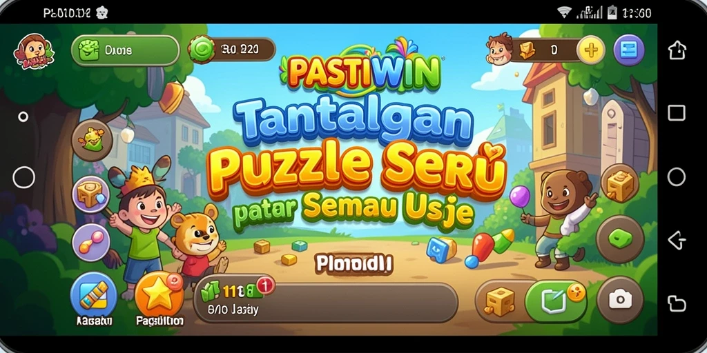 Tampilan gameplay menarik di PASTIWIN dengan berbagai teka-teki.