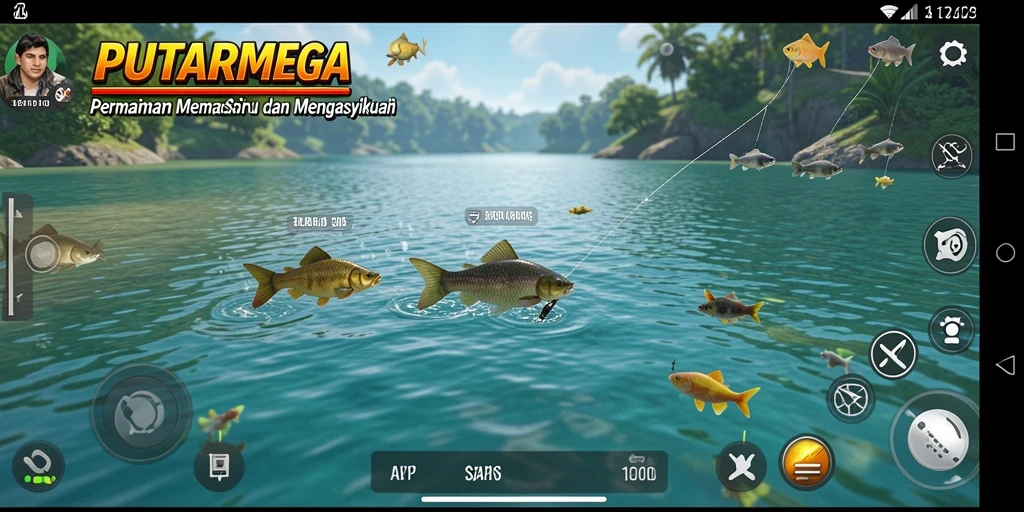 Tangkapan terbaik dalam PUTARMEGA dengan pengalaman memancing yang seru.