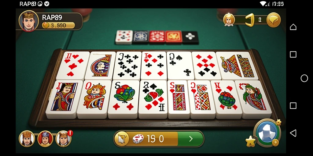 Screenshot gameplay menunjukkan aksi seru permainan Domino.