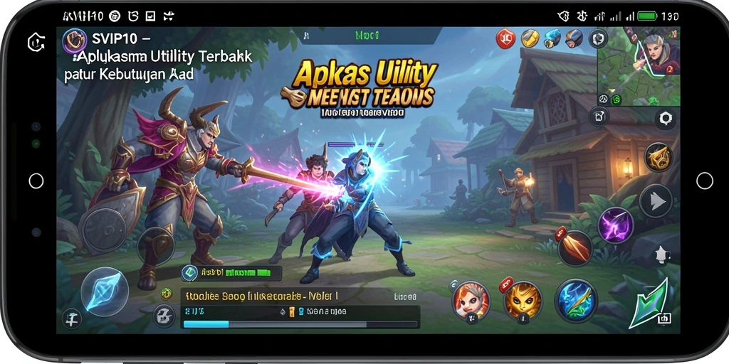 Tampilan antarmuka utama SVIP10 yang sederhana dan informatif.