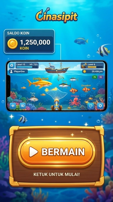 Screenshot antarmuka pengguna aplikasi cinasipit.